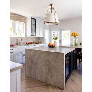 Composición de Cuarzo Cristalino Taj Mahal Honed Raphael - Diseño Moderno, Duradero, Impermeable, Gran Formato para Paredes de Cocina - Product Image 3