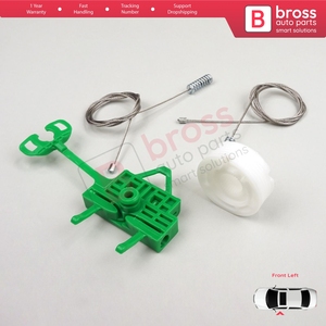Juego de Reparación de Elevalunas Eléctrico BWR391, Puerta Delantera Izquierda para Linea 323 110 2007-2018 51892561 - Product Image 4