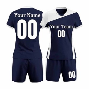 Services OEM Chemises à col rond avec short Nouveau design Uniformes de maillot de volley-ball pour hommes adultes 2025 - Product Image 3