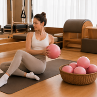 Mini ballon de Pilates et de yoga 15-25 cm, souple, anti-éclatement, léger, durable, logo personnalisé