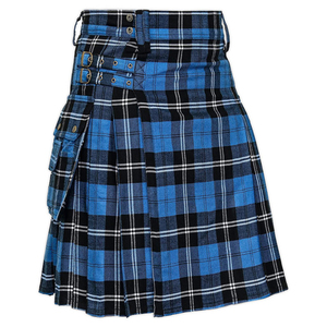 Kilts en tartan écossais | Tartan acrylique de 13oz disponible avec quantité minimale de commande Kilts textiles traditionnels musicaux au design personnalisé - Product Image 2