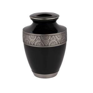 Urna Funeraria de Latón Azul Hecha a Mano de Lujo, Urna Conmemorativa con Grabado Floral para Cenizas de Adultos, Urna Funeraria de Metal con Grabado Floral al por Mayor. - Product Image 6