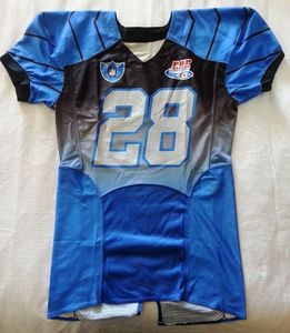 เสื้อฟุตบอลอเมริกันสไตล์ใหม่ ขายส่ง เสื้อผู้ชายระบายอากาศได้ดี ไซส์ใหญ่ แขนสั้น ปรับแต่งได้ ปักชื่อทีมได้ - Product Image 2