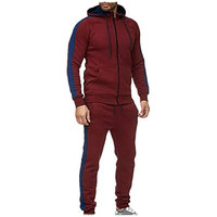 Chándal informal de lana de algodón para hombre, gran oferta OEM 2019, traje deportivo de talla grande estampado personalizado, respetuoso con el medio ambiente para el invierno
