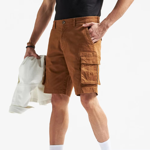 Pantalones cortos Cargo de diseñador de cintura media de alta calidad para hombres Hip Hop pantalones cortos de mezclilla Vintage patrón sólido elementos esenciales de verano - Product Image 5