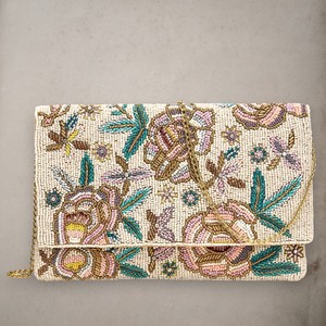 Bolsos de Mano de Lujo con Cuentas Hechas a Mano, Modernos y Brillantes, con Cadena Desmontable, Ecológicos, Ligeros y Portátiles - Product Image 1