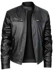 Bomber Jacket <b>Winter</b> Sweat-<b>shirt</b> Waterproof Windbreaker <b>Mens</b> Fashion Luxury Clothing <b>Men's</b> Spring Jackets <b>Men's</b> Leather Coats - Product Image 3