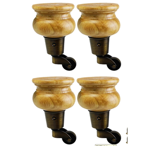 Patas para muebles de madera resistentes y fuertes de 16 pulgadas para mesa de centro y pies de silla Patas de gabinete de metal para uso hospitalario - Product Image 4
