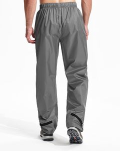 Fashionable Nylon Windbreaker Pants Lightweight High Waist Anti-Wrinkle Casual Sport Style Flat Front Slim Fit Trouser - Product Image 5