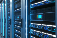 Rak Kabinet Jaringan Teknologi Tinggi Wanwei Zongheng untuk Ruang Pusat Data Modern, Rak Server Berbahan Plat Logam dengan Sistem Pencahayaan LED