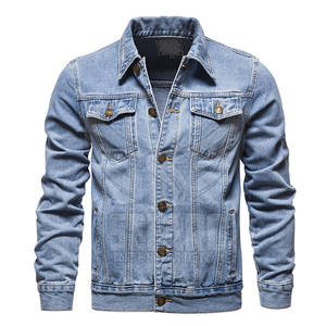 Fabrication en usine Nouvelle arrivée Veste en jean à manches longues Veste d'hiver en jean personnalisée en gros - Product Image 1