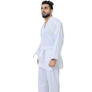 Combinaison de judo de haute qualité, poids lourd, nouveau design, couleur unie, 100% coton extensible, ensembles unisexes confortables à prix de gros - Product Image 5