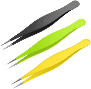 Haute qualité nouvelle beauté pince à cils pince à épiler les yeux pince à épiler les sourcils tondeuses outils de cils professionnels tondeuses - Product Image 2