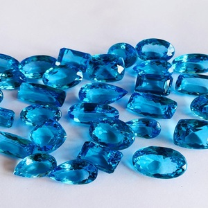 AAA พลอยบราซิลเลี่ยนให้ความร้อนด้วยบุษราคัมสีฟ้าจากสวิสสำหรับทำเครื่องประดับได้รับการรับรองว่ามีจำนวนจำกัด - Product Image 4