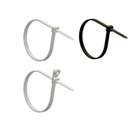 Attaches de câble en nylon de haute qualité noir Offre Spéciale Zip 4mm attaches de câble en plastique multifonctionnelles autobloquantes 300mm de longueur sans halogène