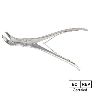 Rongeur d'os d'instrument médical de conception incurvée de haute qualité entièrement personnalisé Rongeur d'os en acier inoxydable réutilisable à bas prix - Product Image 3