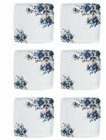 Assiette de service en mélamine anti-rayures de qualité supérieure, décoration de table élégante de qualité supérieure pour le bureau, la cuisine, utilisation en mélamine