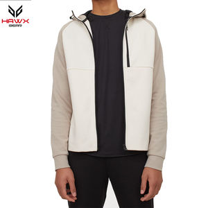 เสื้อมีฮู้ดแบบสวมหัวผ้าฟลีซสำหรับผู้ชายเสื้อฮู้ดสีพื้นซับในฤดูหนาว - Product Image 1