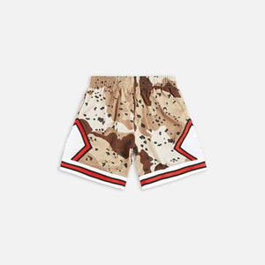 High Quality <b>Red</b> Casual Embroidered <b>Men's</b> <b>Shorts</b> Custom Logo Gym Basketball Summer Streetwear OEM Service - Product Image 4