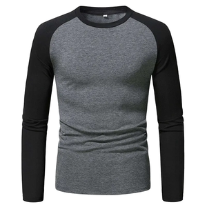 Camiseta de manga corta con cuello alto de ajuste Regular para hombre de alta calidad personalizada 100% algodón transpirable Casual Street Wear camiseta FISLEY - Product Image 3