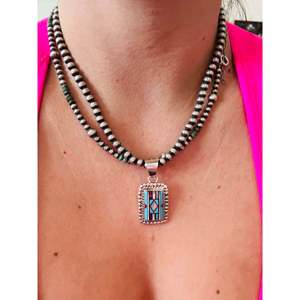 Pendentif en pierres de galets du sud-ouest avec pierres multiples et argent sterling, pendentifs et breloques raffinés - Product Image 2