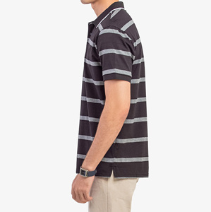 Men's High Quality Quick Dry Breathable Eco-Friendly Jersey Cotton Polyester Short Sleeve Shirt Custom <b>Logo</b> Solid Pattern - Product Image 4