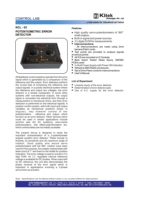 Detektor kesalahan potensisial & KIT pelatih LAB kontrol oleh KITEK MODEL NO KCL 03