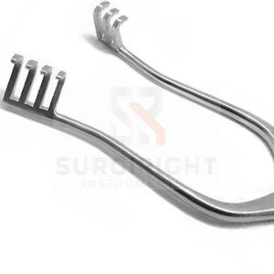Forceps à éponge Foerster 9.5 "Instruments chirurgicaux à mâchoires dentelées droites par Surgiright Instruments - Product Image 2