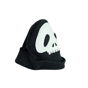 OEM Custom logo <b>Winter</b> Knit <b>Hat</b> Cuffed Beanies Skull Ghost Knitted <b>Hat</b> <b>Winter</b> Halloween Party Beanie Acrylic Knitted Beanie Caps - Product Image 3