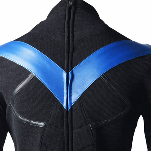 Traje de cuero genuino con textura de tela elástica, unisex para adultos, de una pieza. - Product Image 4