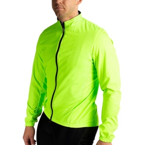 Veste coupe-vent de cyclisme personnalisée pour homme, impression personnalisée, logo réfléchissant, doublure en mesh respirante, veste coupe-vent de course à pied - Product Image 4