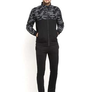 Conjunto Deportivo Personalizado para Hombre, de Alta Calidad, 100% Algodón, Otoñal, Color Sólido, con Capucha, para Deportes al Aire Libre, Pantalones para Correr, Tallas Grandes - Product Image 1