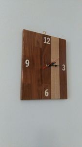 ITEMLD Customized Wooden Wall <b>Clock</b> Bamboo Body Natural Rosewood Finish Modern Design USB Powered ROHS Certified Elegant Wedding - Product Image 4