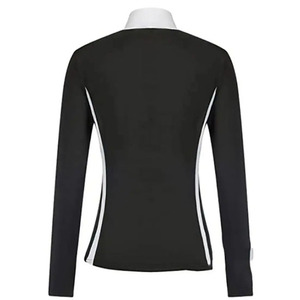 Couche de base à manches longues extensible femmes chemise d'équitation vêtements équestres cavalier compétition spectacle chemises - Product Image 6
