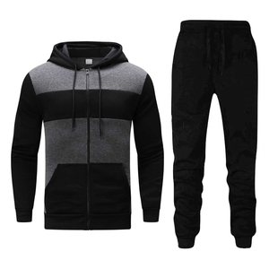 Survêtement pour hommes avec conception personnalisée de la collection d'hiver et service OEM avec survêtements de jogging teints en couleur unie - Product Image 2