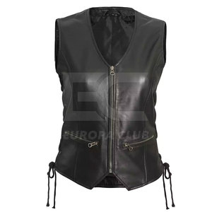 Fashion Custom Made Cow Hide Leather <b>Vest</b> <b>Men</b> Slim Fit Made In Pakistan <b>Men</b> Leather <b>Vest</b> - Product Image 4