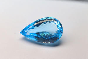 Topaze bleue suisse véritable pierre à facettes Topaze suisse bien polie Gemmes Topaze bleue suisse étonnante pierre précieuse taillée pour la fabrication de bijoux - Product Image 4