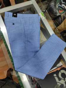 Printemps automne hommes droit taille haute costume en gros Style britannique pantalon mince froncé réunion formelle pantalons d'affaires Unique - Product Image 2