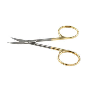 Tijeras oftálmicas microquirúrgicas Manual Premium Acero inoxidable Acción de resorte Tipo Castroviejo Reutilizable para ojos delicados - Product Image 6