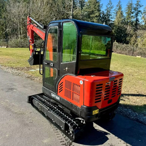 ENVÍO GRATUITO Miniexcavadora Hidráulica AGT QNT50R de 28 HP con Cuchilla Frontal de 51 Pulgadas y Cucharón de Excavación de 18 Pulgadas con Dientes, EPA, CE, Sistema Hidráulico Auxiliar - Product Image 1