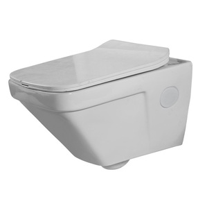 Placard de toilette suspendu au mur avec système à double chasse d'eau et design minimaliste pour salles de bains écologiques Fournisseur indien - Product Image 1