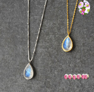 Good Quality Rainbow <b>Moonstone</b> Pendant 925 Sterling Silver Bezel Set Pendant Handmade Jewelry for Wholesale - Product Image 2