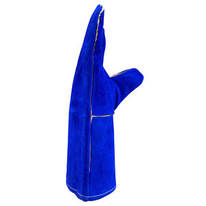 Meilleures ventes de gants de soudage confortables en cuir fabriqués sur mesure avec un design unique Service OEM Couleur unie pour la conduite de soudage - Product Image 4