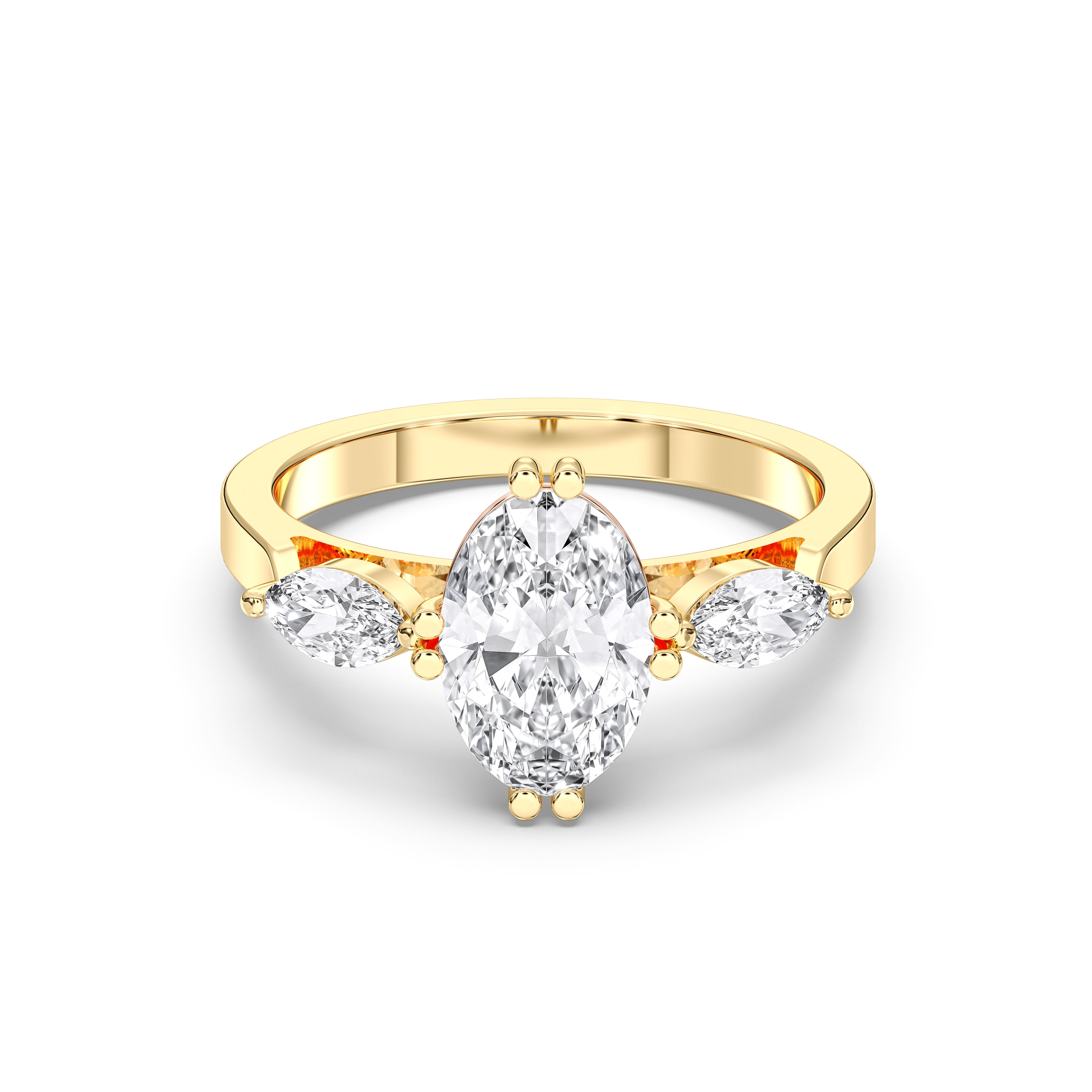 ทองคำ 14K สีเหลือง