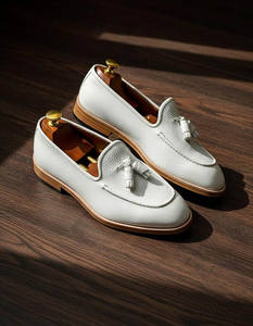 Custom Logo Handmade High Quality <b>Men's</b> Oxford Style Loafer Dress <b>Shoes</b> Casual Business Wedding Parties Height Increasing - Product Image 4