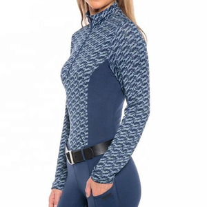 เสื้อเบสเลเยอร์สำหรับขี่ม้าสำหรับผู้หญิง ระดับมืออาชีพ วัสดุทนทาน ปรับแต่งได้ แขนยาว เอวสูง ระบายอากาศได้ดี - Product Image 3