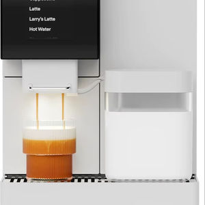 Machine à expresso super automatique prête à l'emploi - Machine à café avec fonction veille/réveil automatique - Acier inoxydable - Pour usage extérieur et hôtelier - Compatible avec tous types de lait - Product Image 1