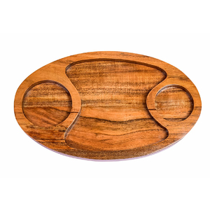 Plateau en bois de qualité durable Taille et logo personnalisés Vaisselle de petit déjeuner Ustensiles de cuisine Plateau de service Vaisselle Produit décoratif - Product Image 3