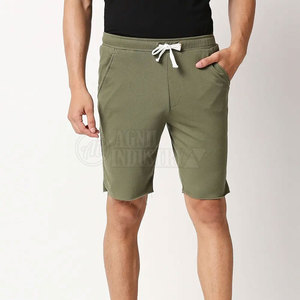 Custom Printed Logo Solid Casual 100% Cotton Breathable Gym <b>Shorts</b> for <b>Men</b> Pakistan Manufactured - Product Image 3