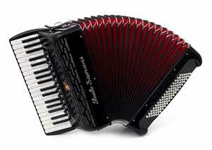 Acordeón de Piano Negro Super VI Extreme, Buenas Ventas - Product Image 2